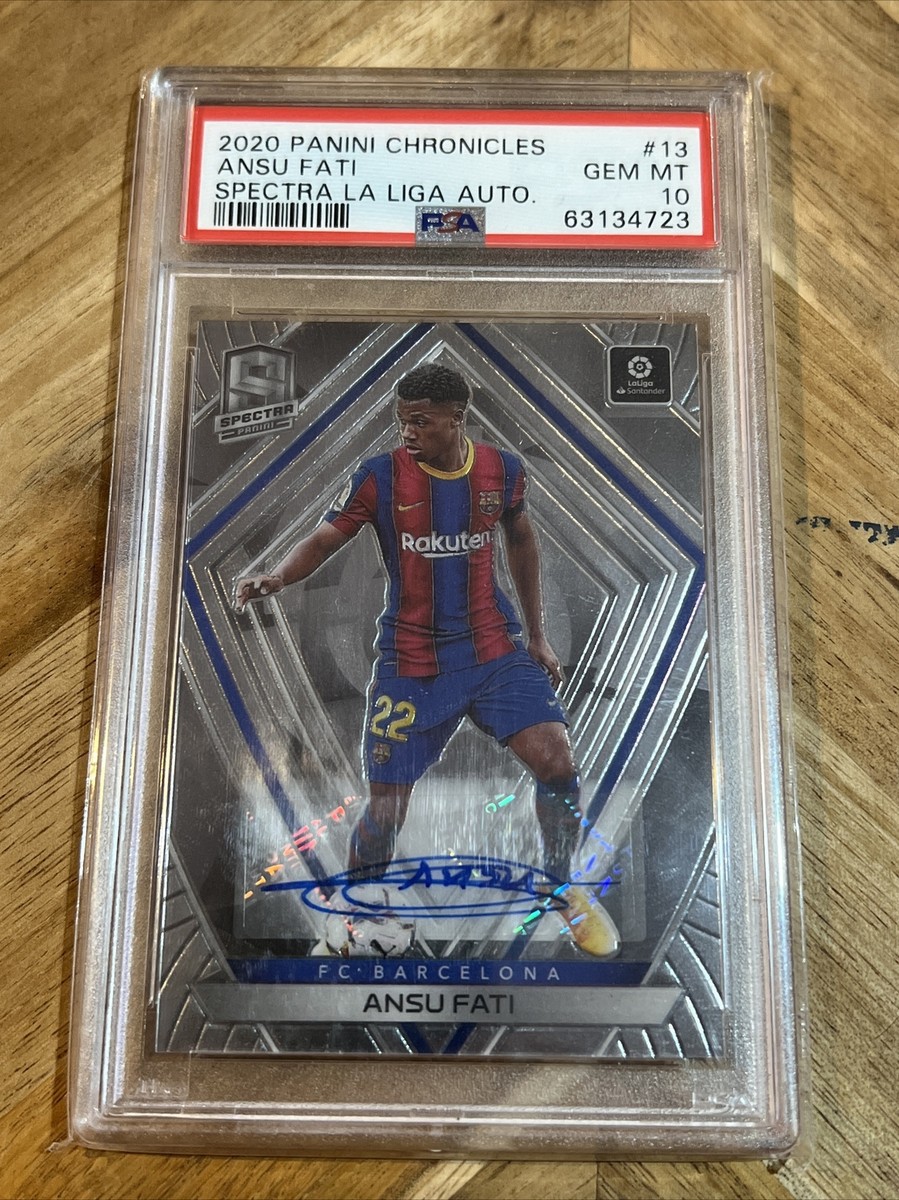 Ausu Fati Autograph Card Panini アンス・ファティ 【公式通販】