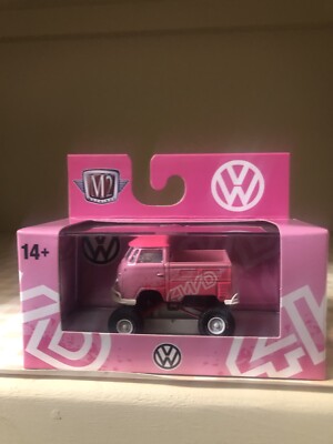 M2 Machines O Reilly exclusive PINK '60 Volkswagen Type 2 Pickup S124 New VHTF