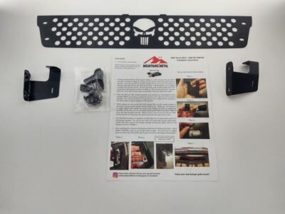 Punisher Bumper Insert Blk for 2015-19 GMC Sierra 2500 3500 HD / Mountains2Metal