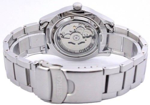 Seiko 5 Sports Automatic Black Dial Silver Band SNZG13K1 Men's Watch Case 41 mm - Picture 7 of 8