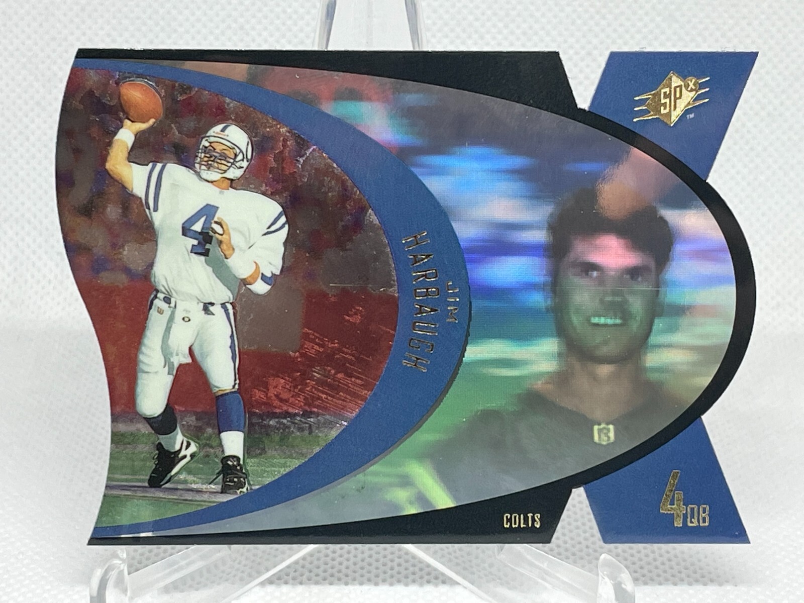 Jim Harbaugh 1997 Upper Deck SPX Die Cut #SPX8