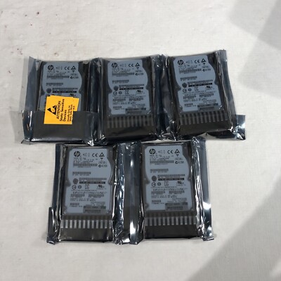 LOT of 5! HP 300Gb 10K 2.5 inch SAS Hard Disk Drive