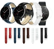Pour Huawei Watch GT 2 Pro Bracelet Crocodile Cuir de Montre & Verre Protecteur