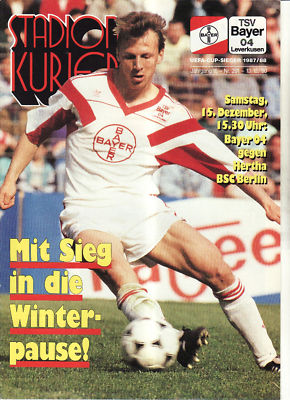 BL 90/91 Bayer 04 Leverkusen - Hertha BSC Berlin 15.12.1990 - Andreas Thom