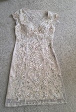 Sue Wong Nocturne Gatsby Beaded Cocktail Dress (Size14)