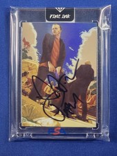 Aaron Paul Jesse Pinkman Breaking Bad 2014 Cryptozoic Fan Art FINE INK Auto