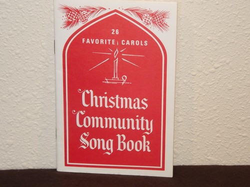 1956/59 Vintage 7UP SODA Christmas Community Song Book 26 Christmas Carols MC
