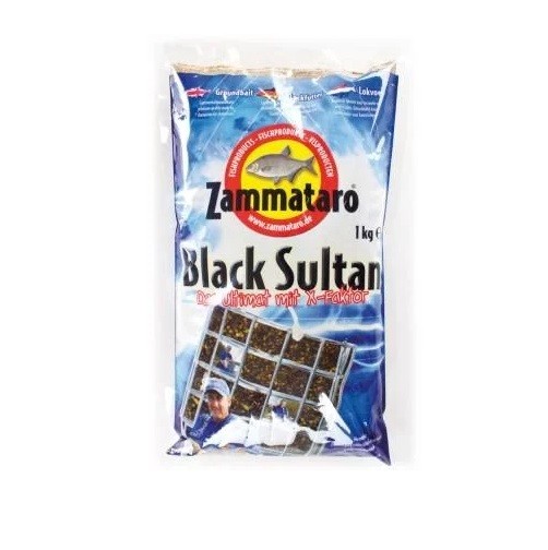 Zammataro Grundfutter Black Sultan mit X-Faktor 1kg Feederfutter Futtermischung
