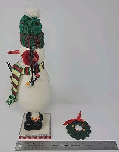 Jolly Christmas Schneemann Holz Nussknacker JCPenney Home Collection 15" Weihnachten - Bild 10 von 24