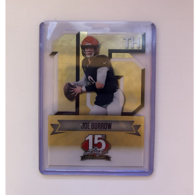 Leaf 2025 15th Anniversary National Convention Joe Burrow Crystal #CB-42 1/1