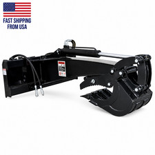 15" Skid Steer Backhoe Attachment Digger Bucket Quick Attach Heavy Duty