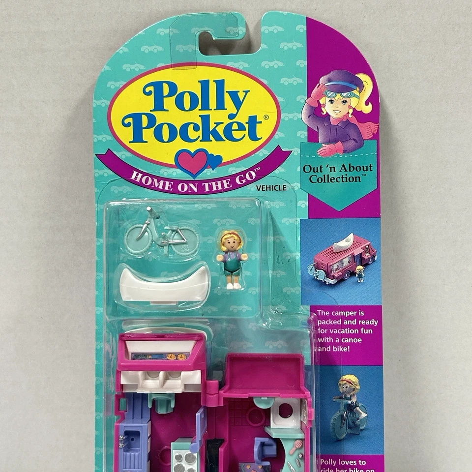 Juego de vehículo Mattel Polly Pocket Home on the Go - De colección 1994 #11969 Foto 3 de 4