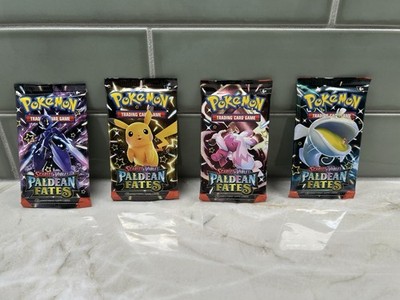 Pokemon Paldean Fates 4 Booster Pack Art Set Factory Sealed - Multiple Available | eBay Pokemon Paldean Fates 4 Booster Pack Art Set Factory Sealed - Multiple Available | eBay