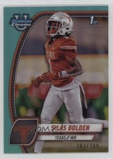 2024 Bowman U Chrome Aqua Refractor 283/299 Silas Bolden #164 1hs9