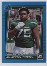 2021 Panini Donruss Optic Rated Rookie Aqua Prizm 253/299 Alijah Vera-Tucker 0c6