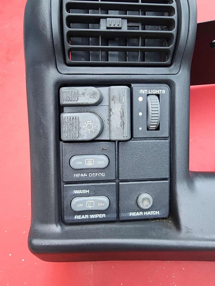 Chevy S10 Blazer GMC Jimmy Sonoma 1994-1997 OEM tablero bisel calibre moldura gris oscuro  Foto 4 de 4