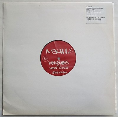 A SKILLZ - SIMPLE THINGS / PEACHES (2005 RE-RUB) 12'' VINYL PROMO PEACH001 *VG*