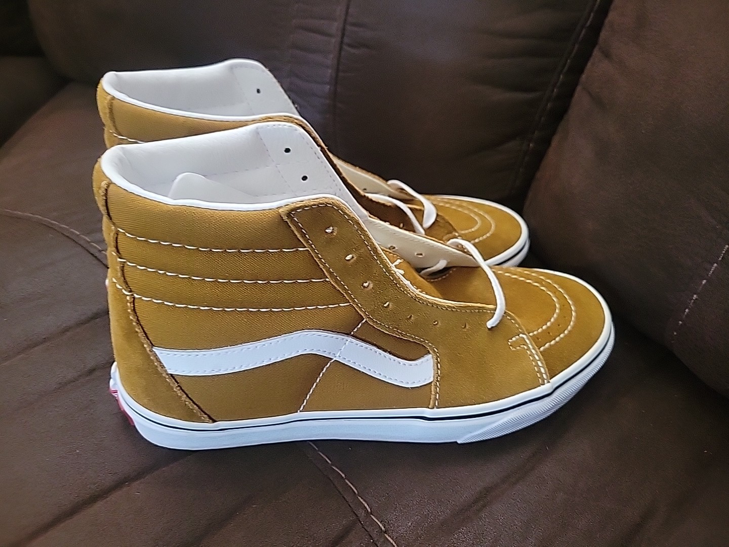 Vans 2023 Sk8-Hi Golden Brown Size 9 Men 10.5 Eoman image 3