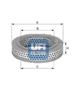 UFI Luftfilter 27.906.00 Filtereinsatz FüR Renault 1221 1391 1220 1222 1392 1227