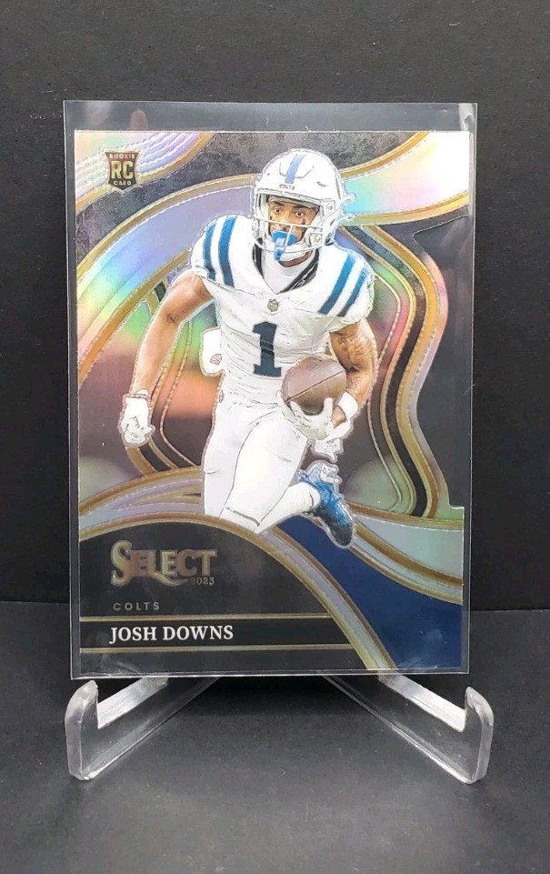 2023 Panini Select - Josh Downs Club Level Silver Prizm Die Cut (RC) #251