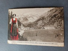 GRESSONEY - CONCA DI GRESSONEY LA TRINITE' E COSTUME DI GRESSONEY  LA TRINITE'.