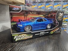 Jada Fast & Furious Brian's R34 GT-R azul 1/24