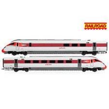OO Gauge Hornby R30449 RailRoad LNER Azuma Class 800 - 800201 Train Pack