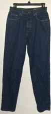 Vintage Eddie Bauer High Rise Mom Jeans Size 6 Dark Blue 27x32