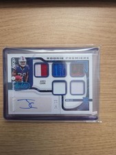 2022 Panini Rookie Premiere James Cook Autographed 04/10 RC (5) Memorabilia