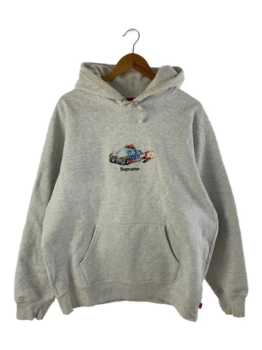 Sweat à capuche Supreme gris XL occasion