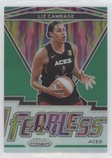 2021 Panini Prizm WNBA Fearless Green Prizm Liz Cambage #5 yj7