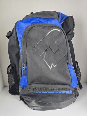 DeMarini Voodoo OG Baseball Backpack Black Royal Blue Bat Gear Bag Shoe Compartm