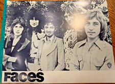 ROD STEWART FACES  ORIGINAL 1973 US PROMOTIONAL POSTER   21 x 27 THIN CARD STOCK