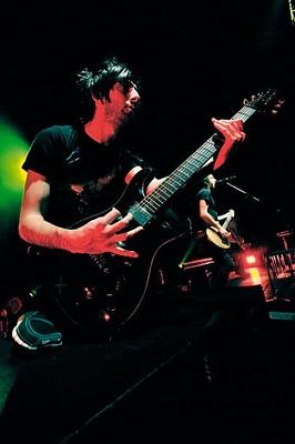 Guitarist Jack Barakat of pop punk group All Time Low performing l- Old Photo 1