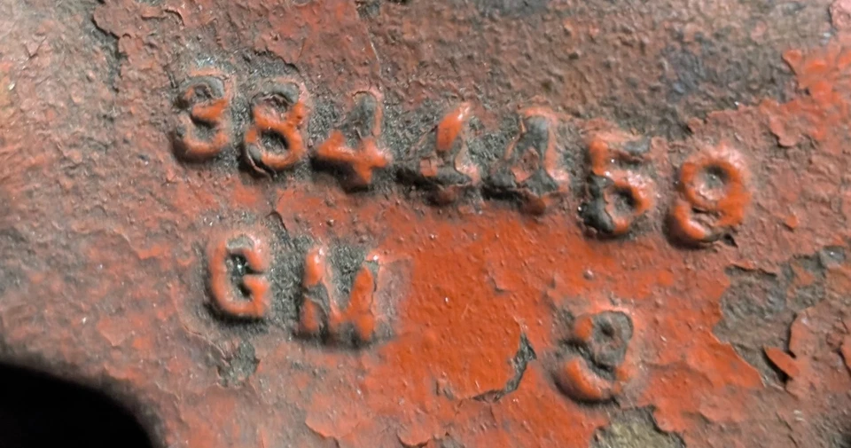 Chevy Corvette 1964 a 1967 V8 colector de admisión números 3844459 Foto 3 de 4