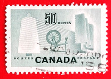 Canada Stamp # 334  Textile Industry  Used