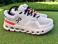 On Cloudrunner 2 Women s Road Running Shoes Size 9.5 White Sand Lace Up