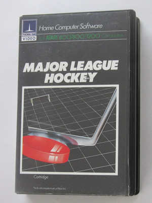Thorn EMI Atari Computer 400 800 xe xl Spiel GAME MODUL Major League Hockey 1983