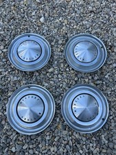 1962-1963 Mercury 14 Oem Vintage Hubcapswheel Covers Set Of 4 Free Shipping