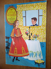 Vintage Saalfield LITTLE WOMEN Paper Doll Book 1377