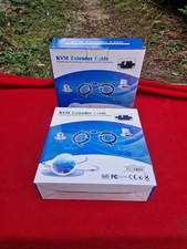 CABLE KVM EXTENDER 10M BOOSTER ECRAN /CLAVIER SOURIS USB NEUF NEW SCELLE HP