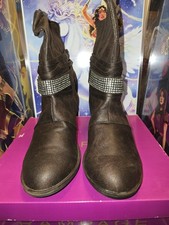 Rampage Tempest Brown Distressed Boots - Size 11M