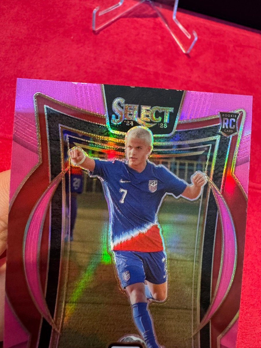 2024-25 Panini Select FIFA Cavan Sullivan Terrace Level Pink