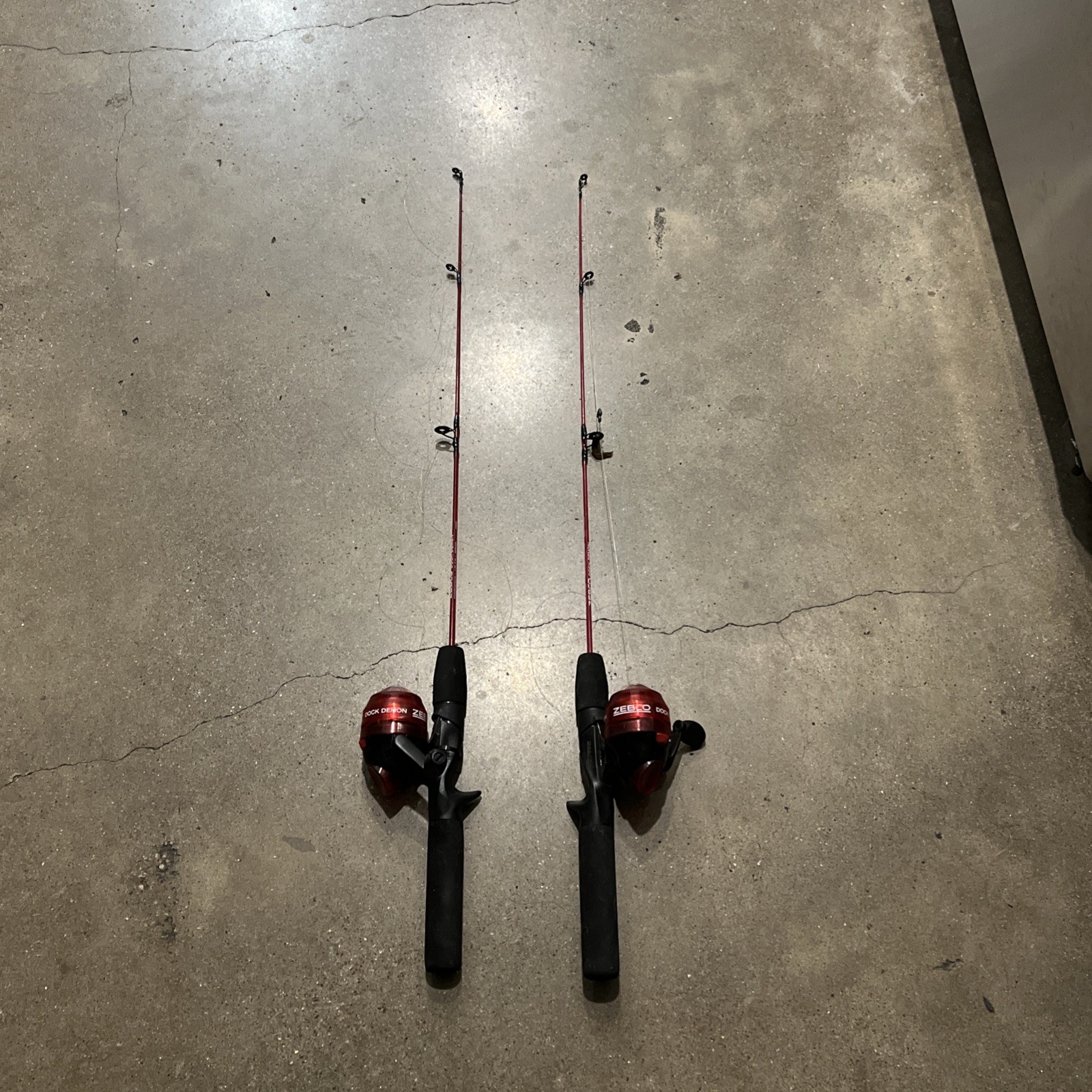 Zebco Dock Demon and Lakespeare Pitching Reel Used