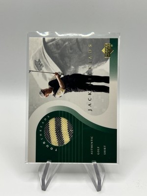 2001 Upper Deck - Tour Threads Jack Nicklaus #TT-JN Relic Worn Shirt - NM