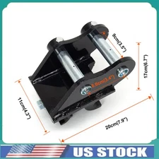 1 × Quick Hitch Coupler Attachments For Mini Excavators Excavator Attachment