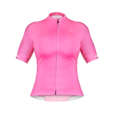 Zol Cycling Neon Pink Breathable Race Fit Jersey (Women)