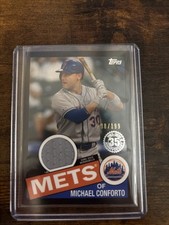 2020 Topps -1985 Topps Baseball Relics Series 2 Michael Conforto #85TR-MCO Black