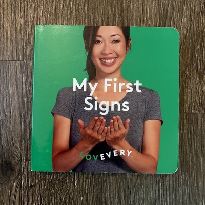 Lovevery My First Signs Board Book from The Inspector Playkit Months 7-8
