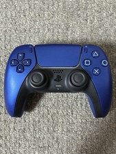 Sony DualSense PS5 Controller Cobalt Blue Great Condition No Stick Drift